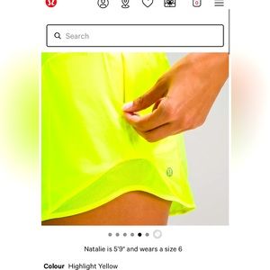 Lululemon!*Hotty Hot Low Rise Lined Shorts* 4”